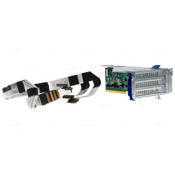 875087-001 KIT  HP 4-PORT NVME RISER WITH CAGE AND CABLE KIT FOR DL380 G10